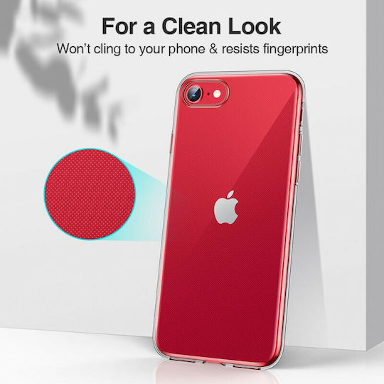 ESR Essential Задна корица Силикон 0.98мм Прозрачен (iPhone SE 2022/2020)
