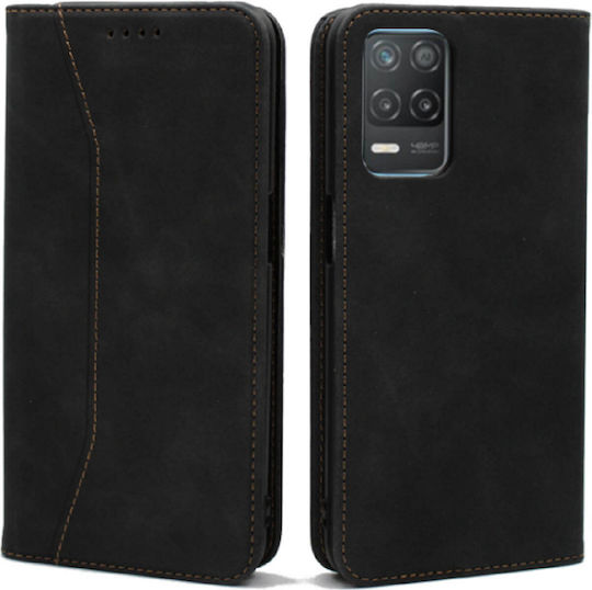 Bodycell PU Leather Wallet Δερματίνης Μαύρο (Realme 8 5G)