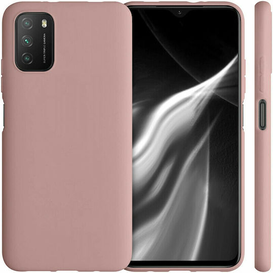 KWmobile Back Cover Σιλικόνης Rose Tan (Poco M3 / Redmi 9T)