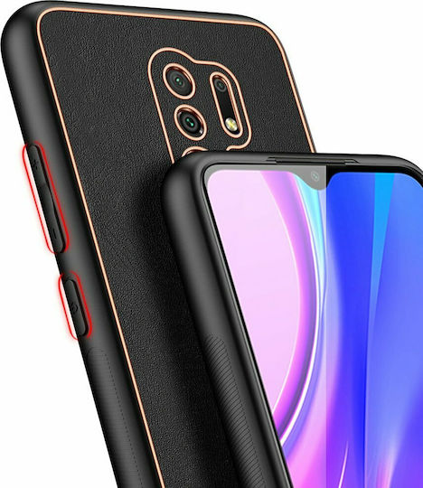 Dux Ducis Yolo Elegant Back Cover Δερματίνης / Πλαστικό Μαύρο (Redmi 9)