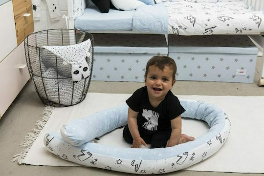 Minene Snuggly Панта Змия Вътрешен Светлосин 12x240см