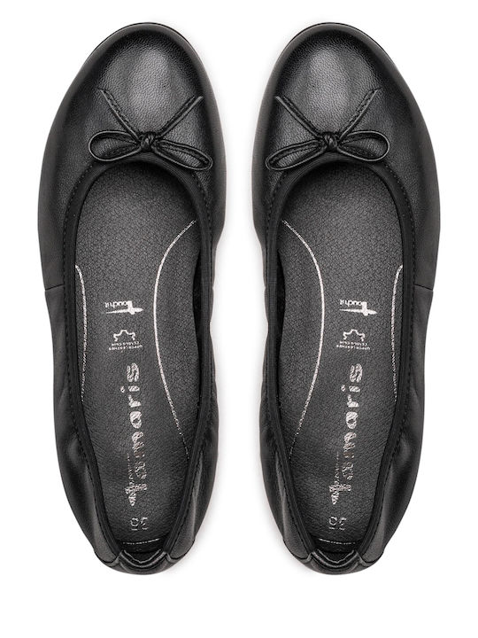 Anatomic Leather Ballerinas Black