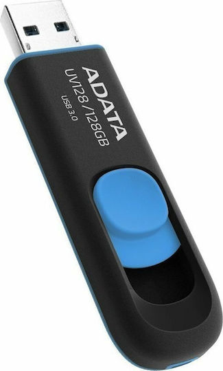 Adata DashDrive UV128 256GB USB 3.0 Stick Μαύρο