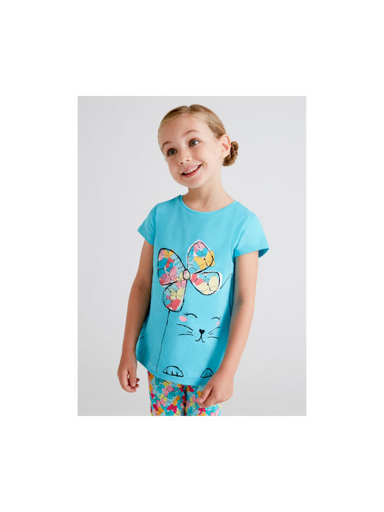 Mayoral Kids T-shirt Turquoise