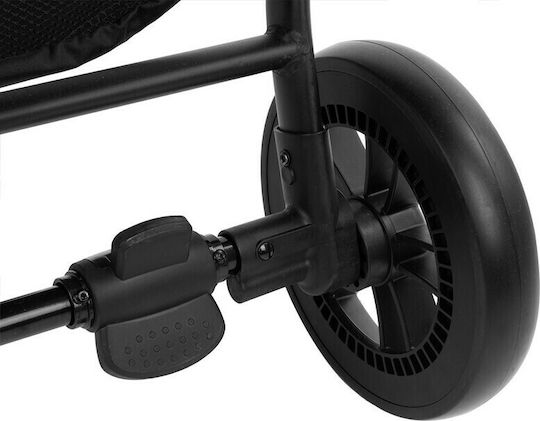 Kikka Boo Happy 2 Doppelter Kinderwagen Geeignet für Neugeborene Dark Grey 6.3kg