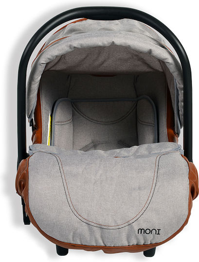 Cangaroo Alma Adjustable 3 in 1 Baby Stroller Suitable for Newborn Light Grey 7.5kg