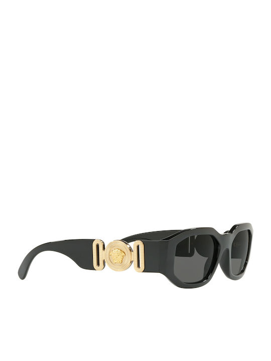Versace Unisex Sunglasses with Black Plastic Frame and Gray Lens VE4361 GB1/87