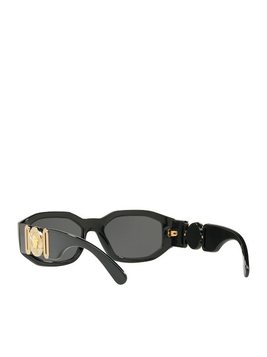 Versace Unisex Sunglasses with Black Plastic Frame and Gray Lens VE4361 GB1/87