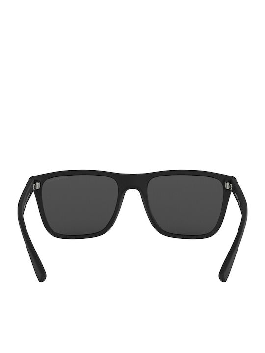 Armani Exchange Мъжки Слънчеви Очила с Черна Пластмасова Рамка и Сиви Стъкла AX4080S 80786G