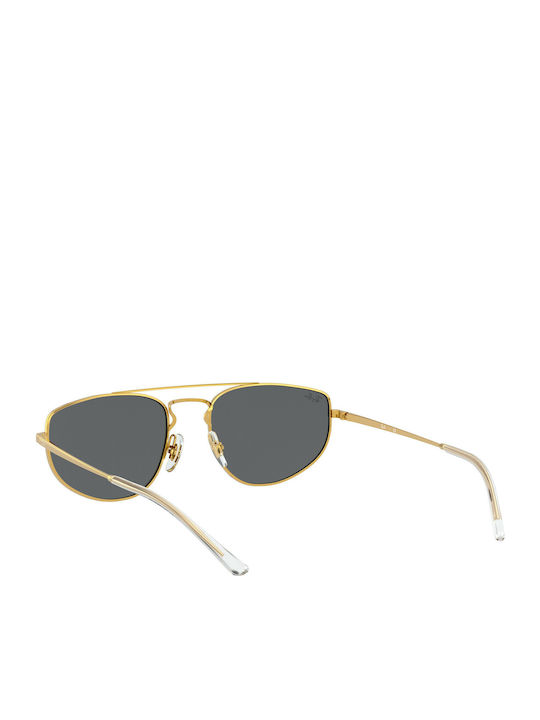 Ray Ban Unisex Γυαλιά Ηλίου με Μαύρο Μεταλλικό Σκελετό και Μαύρο Φακό RB3668 905487