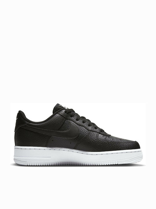 Nike Air Force 1 '07 Γυναικεία Sneakers Black / White / Metallic Silver