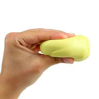 Cando Theraputty Finger - Hand Trainer Clay Yellow with Very Soft Resistance