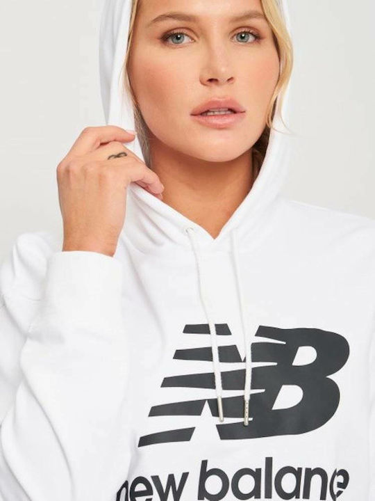 New Balance Essentials Women's Hooded Sweatshirt White