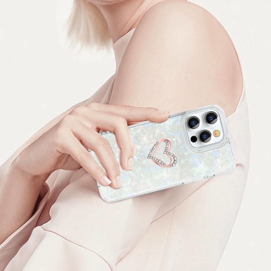 Kingxbar Epoxy Задна корица Силикон Многоцветен (iPhone 13 Pro)