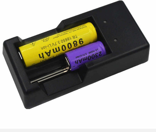 Goobay V6-2 Intelligent USB Ladegerät 2 Batterien Ni-MH Größe AA/AAA/18650/16340/14500