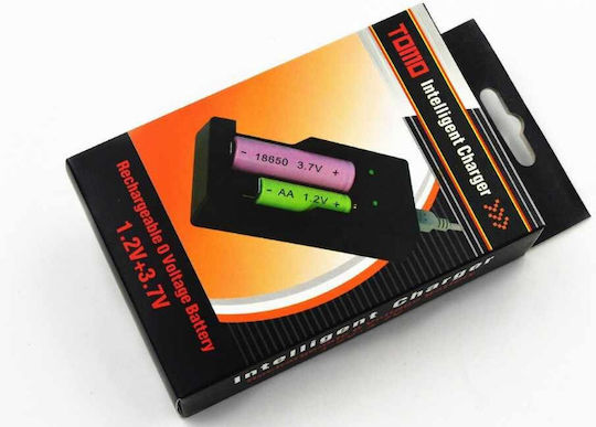 Goobay V6-2 Intelligent USB Ladegerät 2 Batterien Ni-MH Größe AA/AAA/18650/16340/14500
