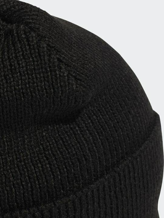 Performance Beanie Beanie with Rib Knit in Black color