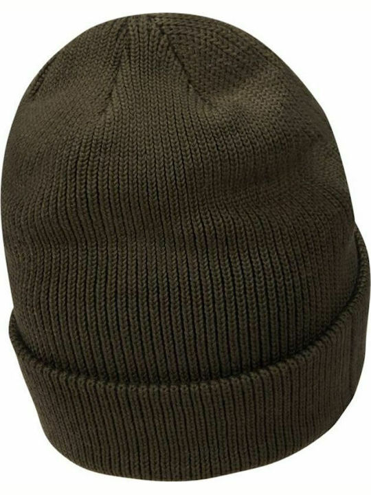 Sportswear Beanie Beanie Knitted in Khaki color