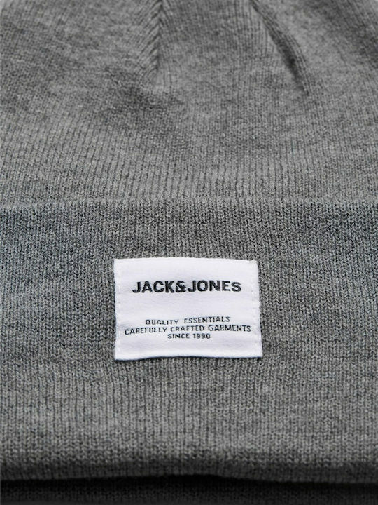 Beanie Männer Beanie mit Rippstrick in Gray Farbe