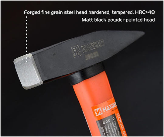 Harden Hammer 500gr mit Fiberglass Griff 590035