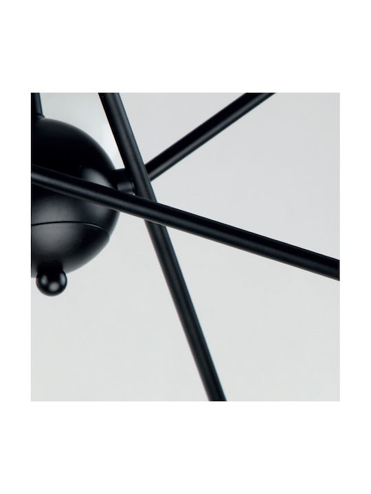 Home Lighting Gwen Pendant Light Black with Socket E27 75x75x57cm