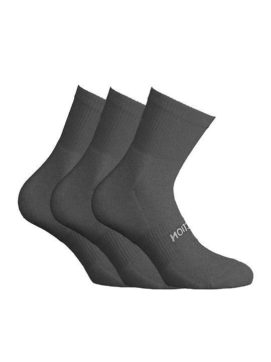Walk Athletic Kids' Long Socks Gray 3 Pairs