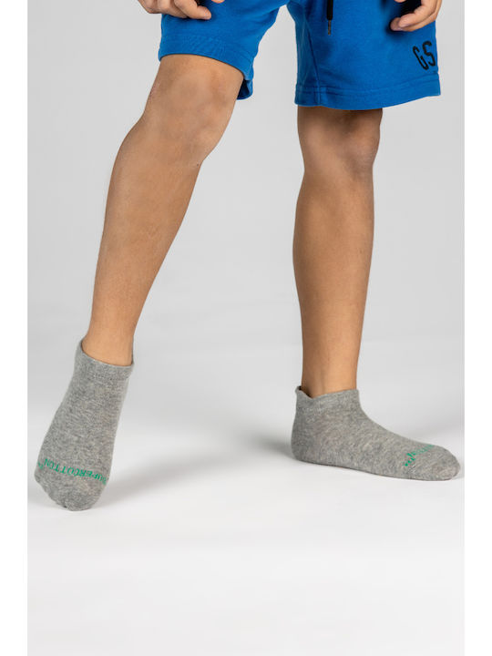 GSA Athletic Kids' Ankle Socks Aero 365 Blue 3 Pairs
