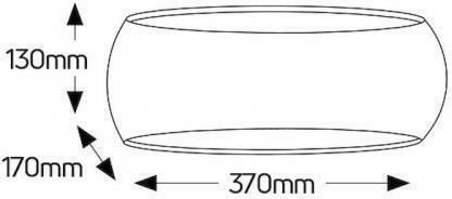 Geyer Leuchte Wand Weiß 37x13cm Geyer Leuchte Wand Weiß 37x13cm