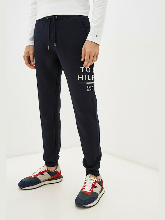 Jogginghose mit Gummizug Marineblau