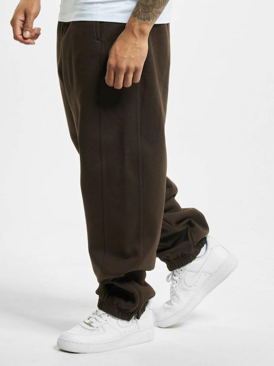 Sweatpants with Elastic Brown