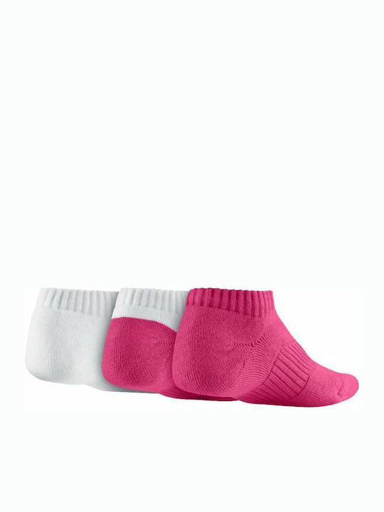 Nike Girls 3 Pack Sport Ankle Socks White