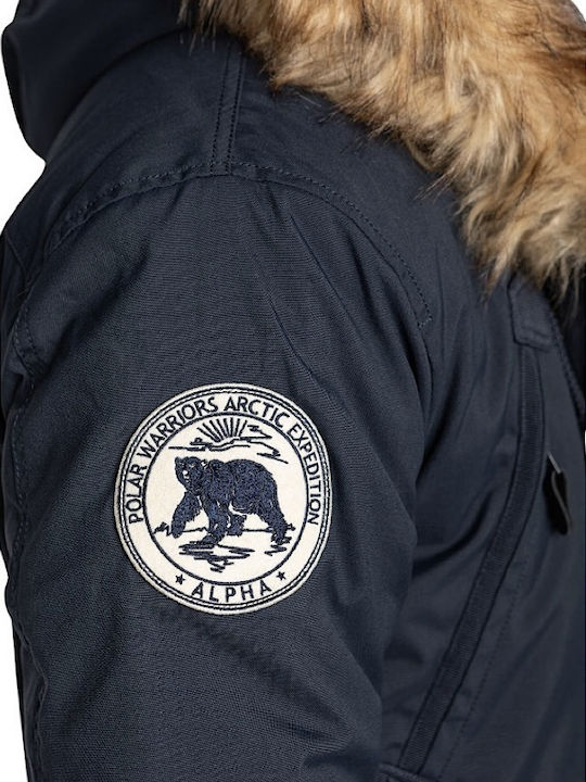 Polar Winter Jacket Parka Blue
