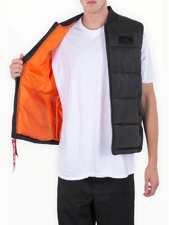 Αμάνικο Μπουφάν Puffer Μαύρο