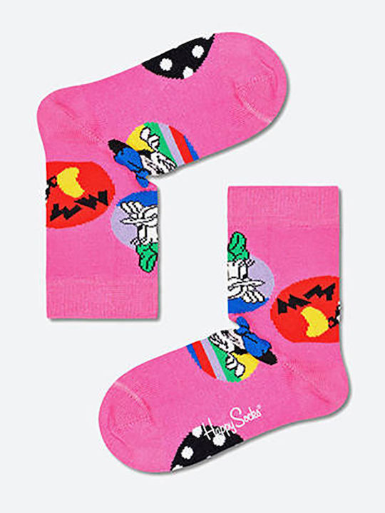 Happy Socks Παιδικές Κάλτσες Μακριές Kids Ροζ