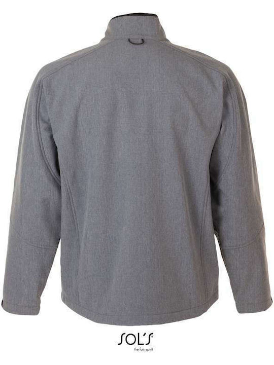 Relax Winter Jacket Softshell Waterproof and Windproof Grey Melange