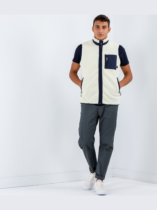 Sleeveless Jacket White