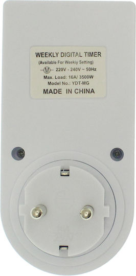 YDT-MG Digital Weekly Timer Socket with Countdown Timer and Random Programming
