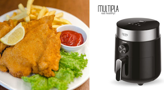 Gruppe Multipla Eat Healthy Еър Фрайър 2.5лт Черен