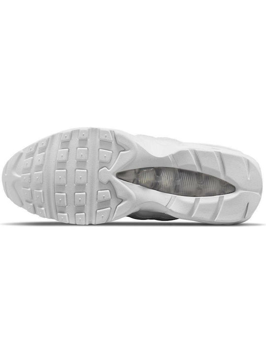 Air Max 95 Дамски Чънки Маратонки White / Metallic Silver
