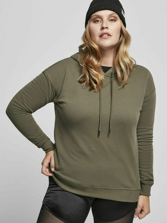 Women's Sweatshirt Hooded Khaki