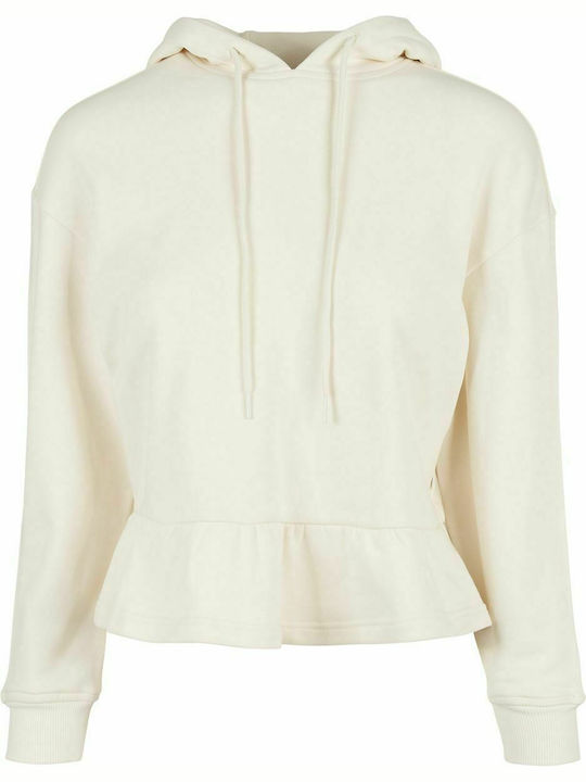 Women's Sweatshirt with Hood White Sand