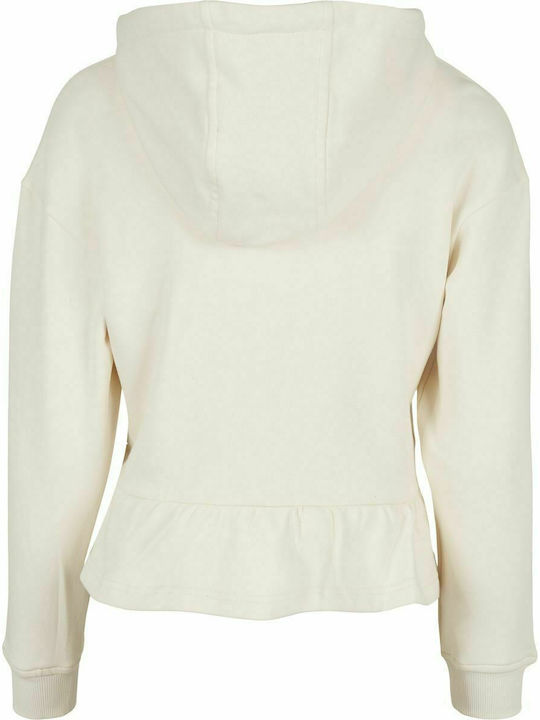 Women's Sweatshirt with Hood White Sand