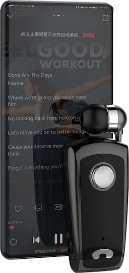 Leewello LY-001 In-ear Bluetooth Handsfree Ακουστικό Πέτου Μαύρο