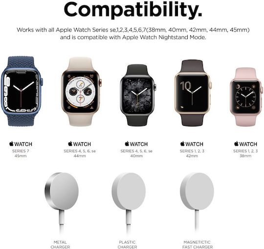 Elago W6 Stand Charging Station Λευκό (Apple Watch)