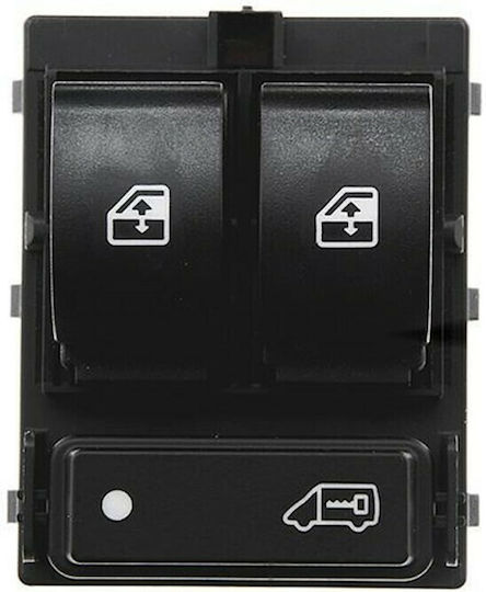 NTY Car Window Switch for Citroen Jumper Fiat Doblo / Ducato Peugeot Boxer 8pin Black
