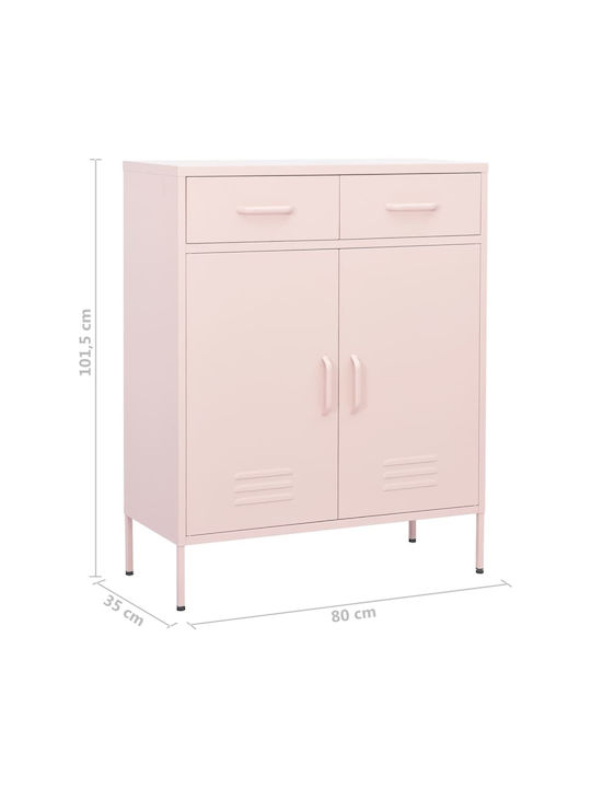 Шкаф Офис Pink 80x35x101.5см