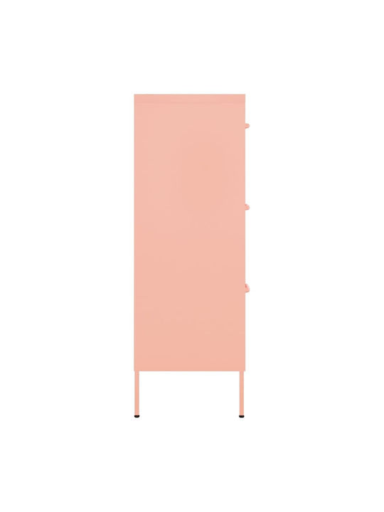 Чекмеджета Офис Метална Pink 80x35x101.5см