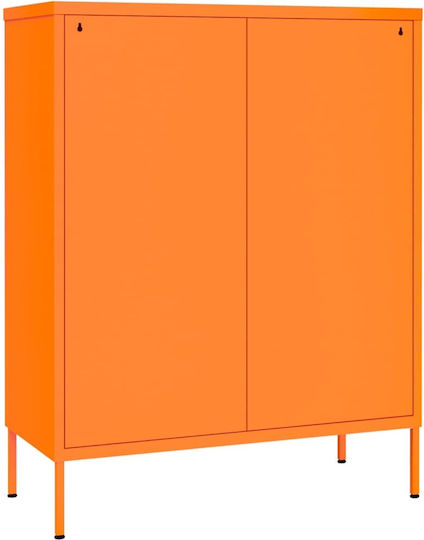 Метална Чекмеджера За Бюро Оранжева 80x35x101.5см