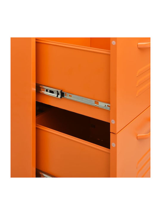 Schublade Büro Πορτοκαλί 80x35x101.5cm