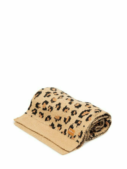 Pepe Jeans Alice Women's Wool Scarf Beige